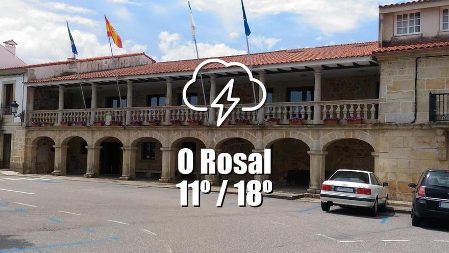 El tiempo en O Rosal: previsión meteorológica para hoy, jueves 16 de mayo
