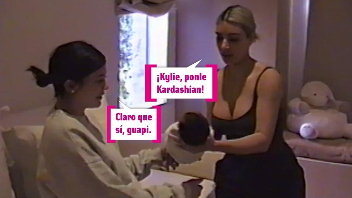 Kylie Jenner con Kim Kardashian