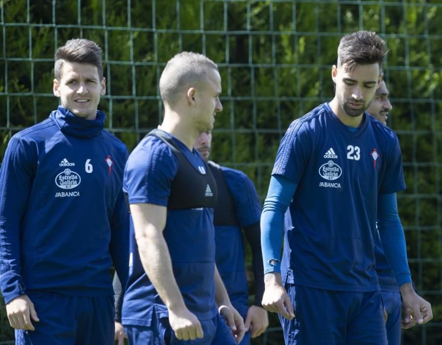 El Celta prepara en A Madroa el duelo ante el Leganés