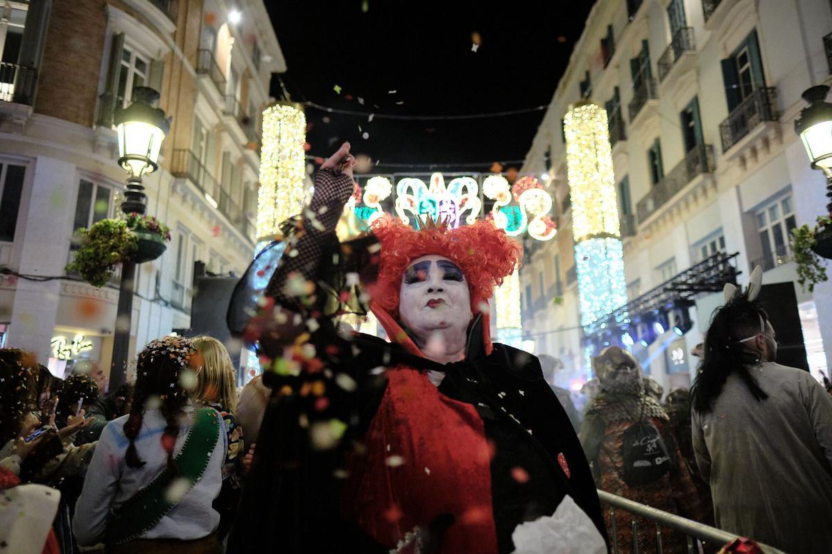 La batalla de las flores en el Carnaval de Málaga 2026