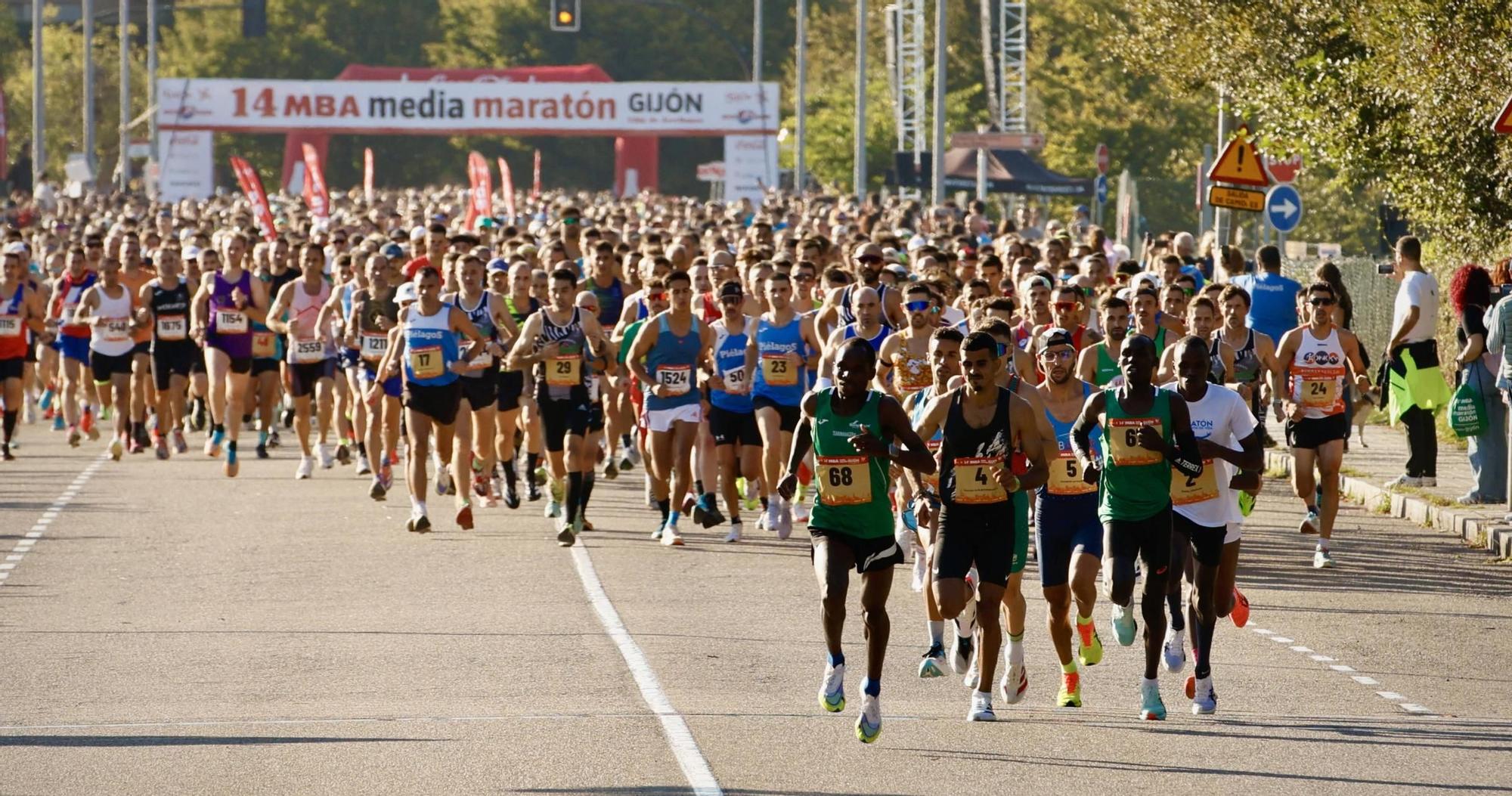 XIV Media Maratón de Gijón, en imágenes