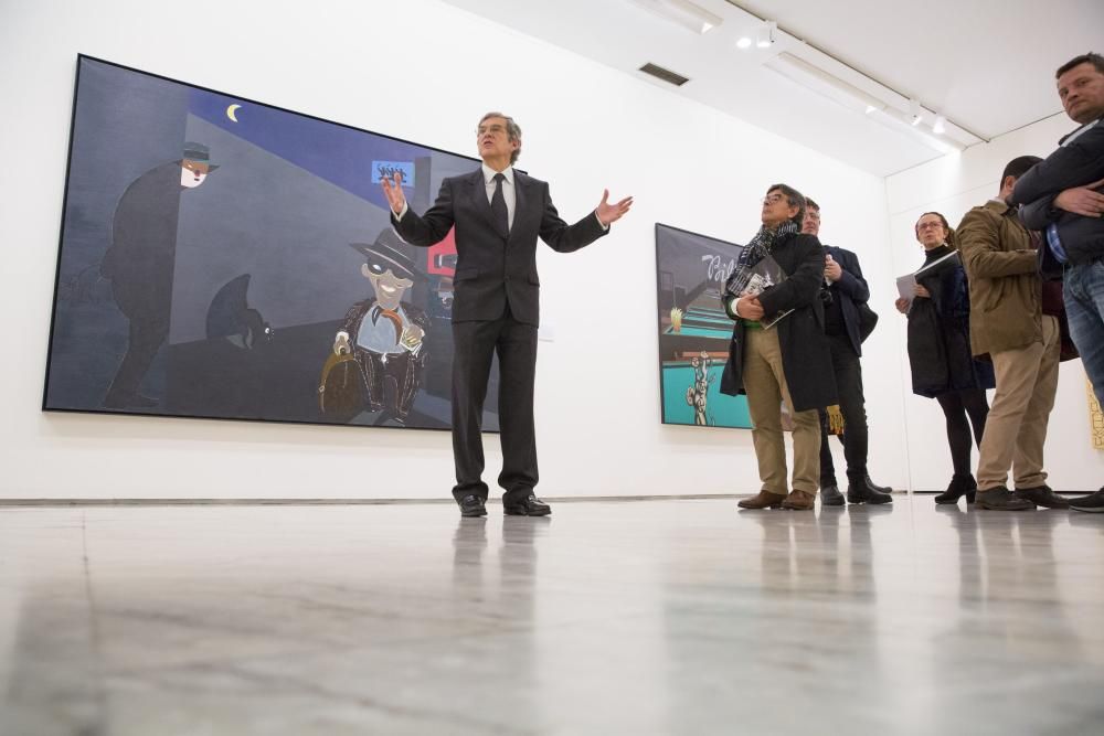 El Museo de Bellas Artes ya luce las 33 obras donadas por Plácido Arango