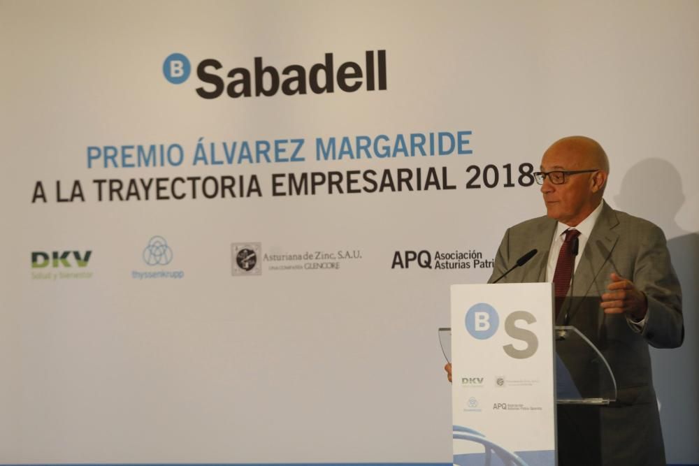 Premio Álvarez Margaride 2018 al empresario Sabino García Vallina, de TSK