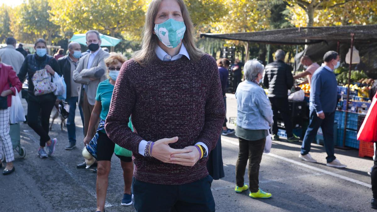 Pablo Fernández, procurador de Podemos en Castilla y León.