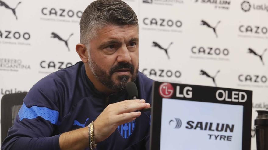 Valencia. Valencia CF . Rueda de prensa Genaro Gattuso