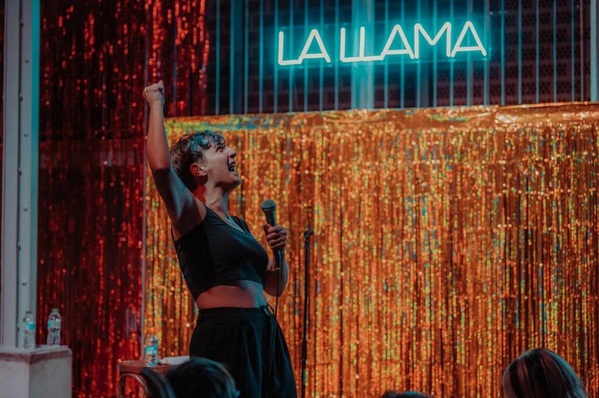 Raquel Hervás, en la primera edición de La Llama Fest; este año repite