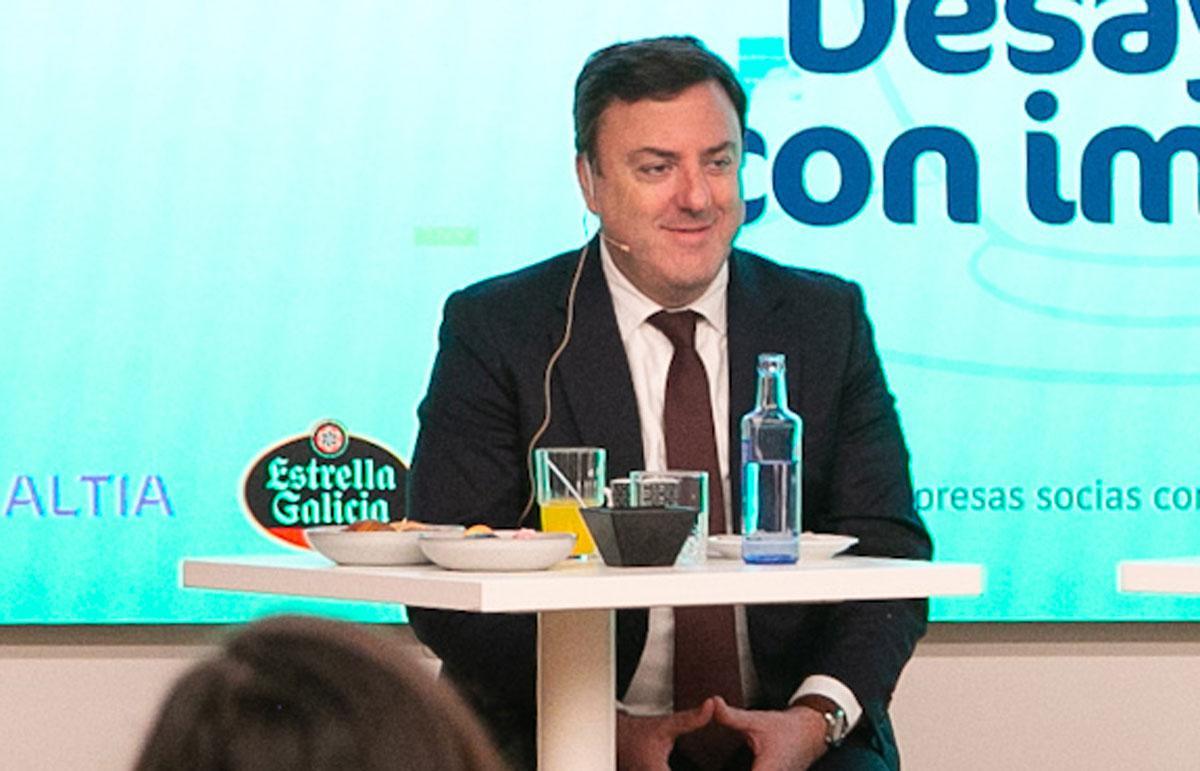 Valentín González Formoso este viernes.