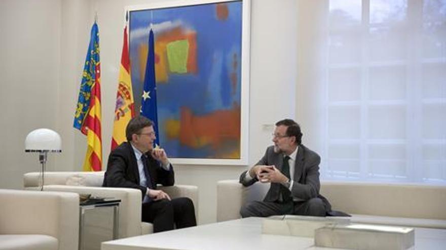 Puig y Rajoy durante su reunión de hoy