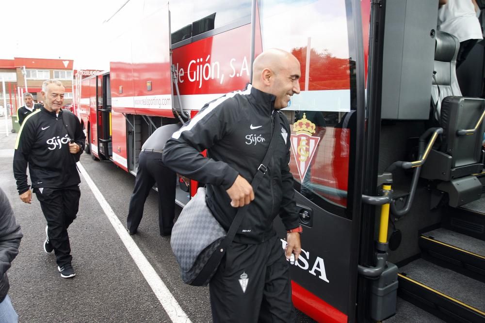 Entrenamiento del Sporting de Gijón