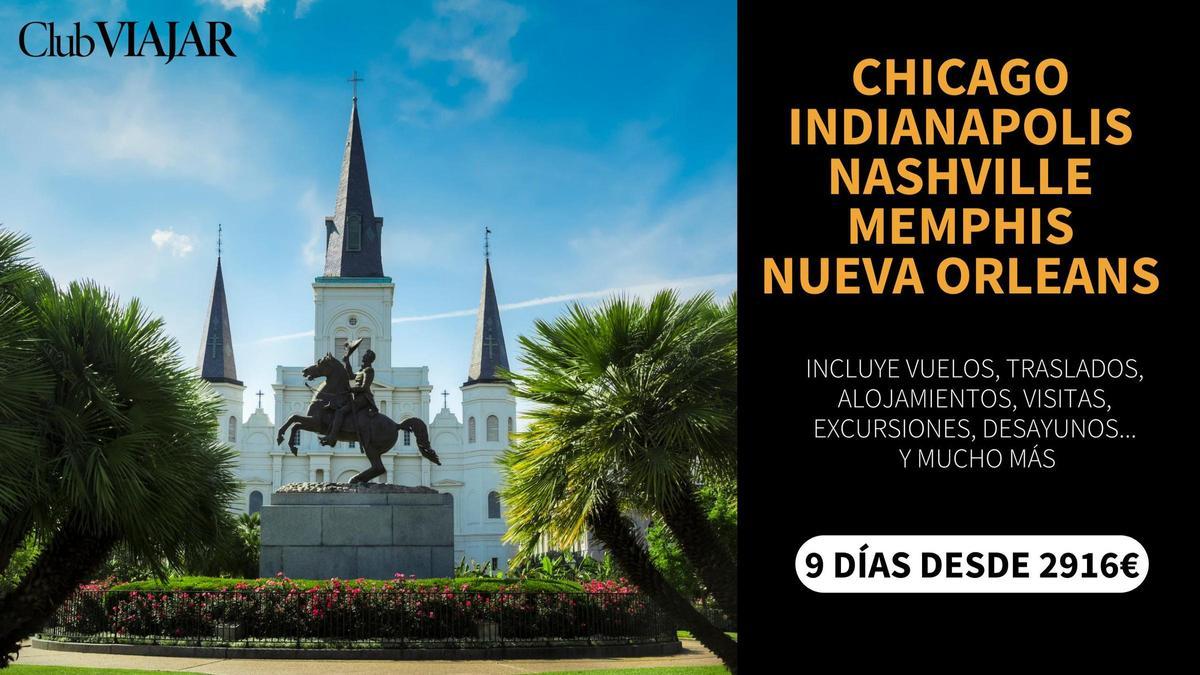 Descubre Nueva Orleans junto a Club VIAJAR
