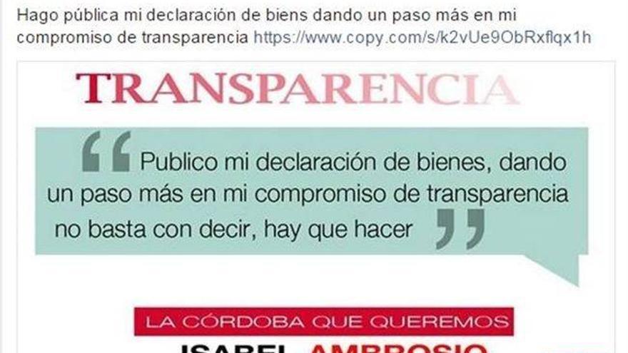 Ambrosio declara que gana 40.146 euros brutos al año, una vivienda y un Audi de segunda mano