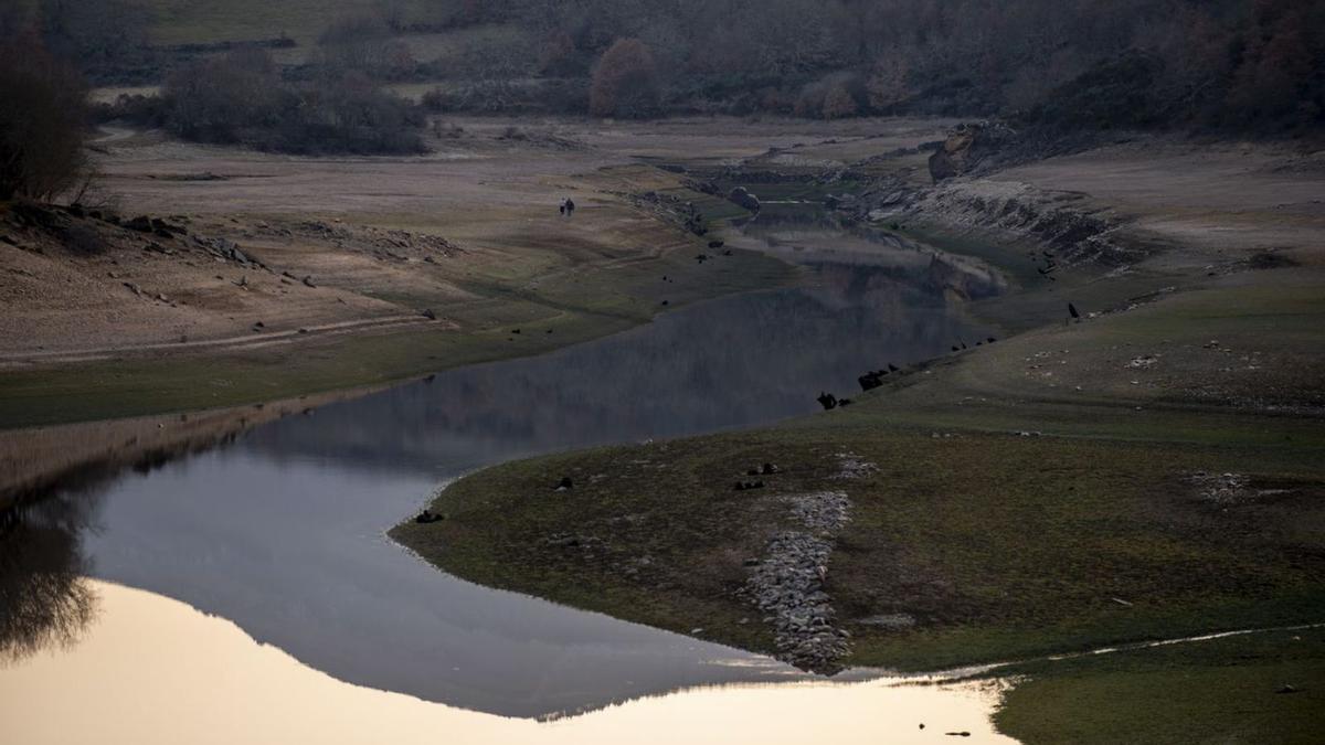 El embalse de O Bao, en O Bolo, al 67%.