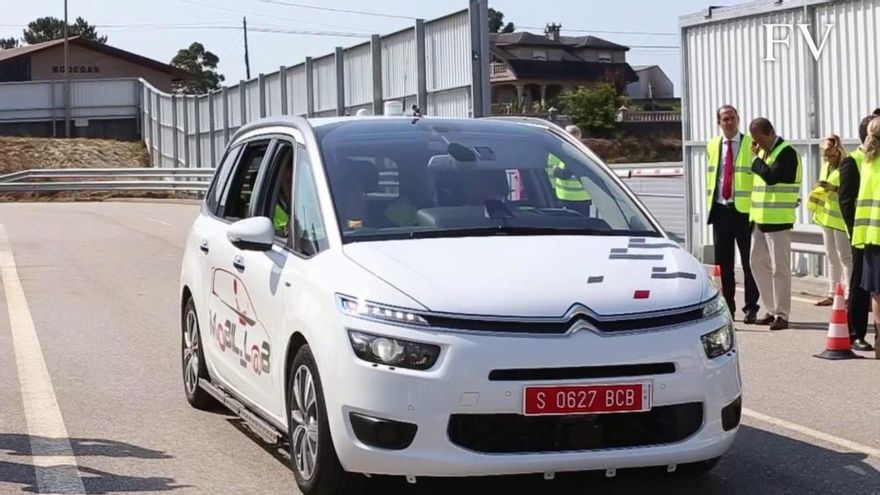 Prueba de un coche autónomo en el CTAG