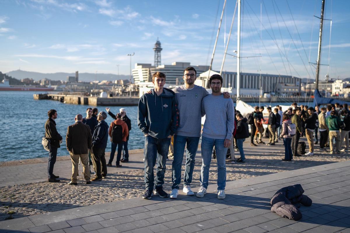 Albert Hernández, Pau Losantos y Oriol Piña son tres de los cuatro miembros de Haddocks.