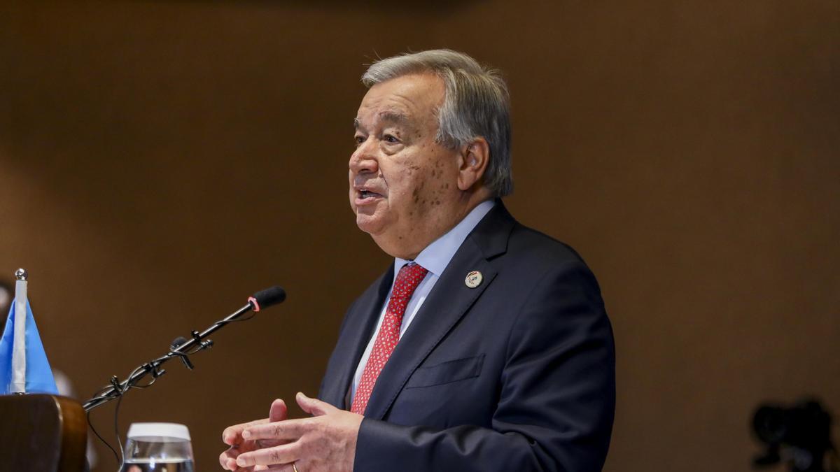 António Guterres, secretario general de la ONU.