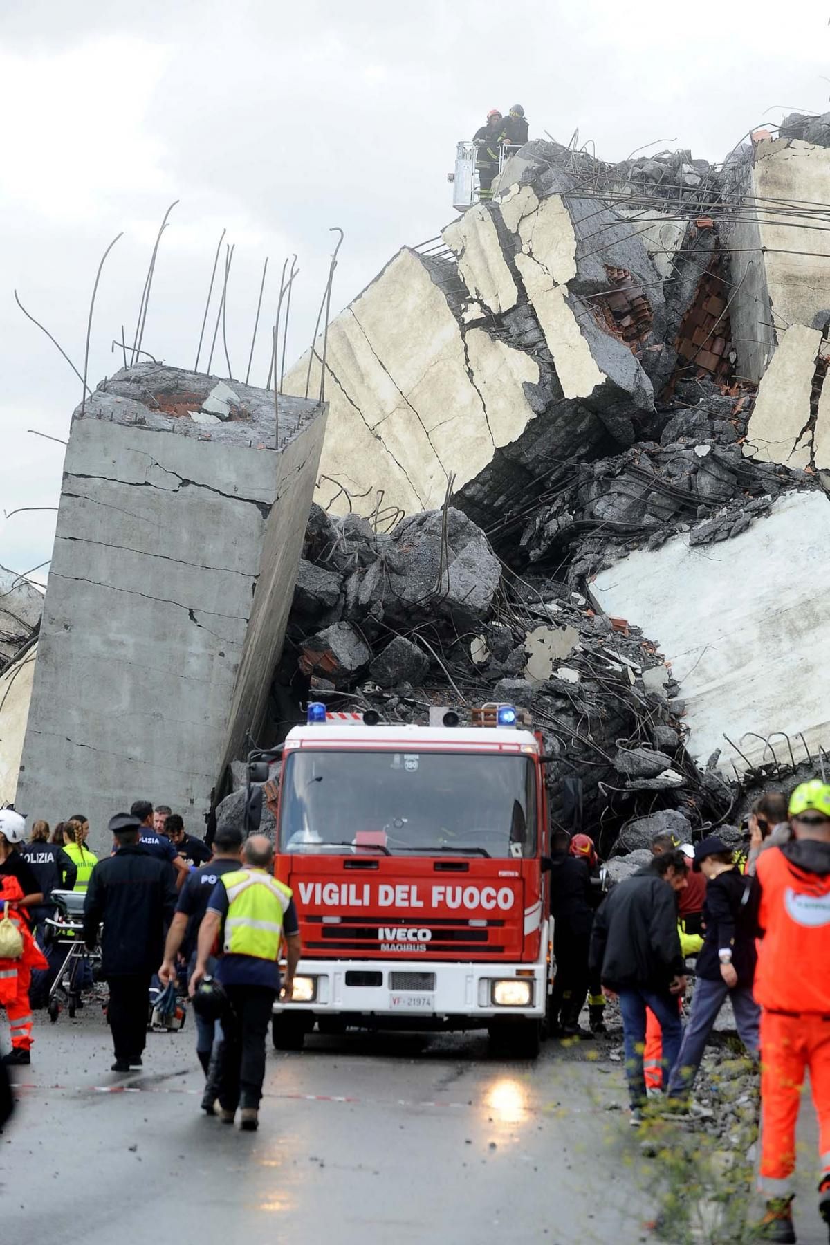 La tragedia de Génova en imágenes