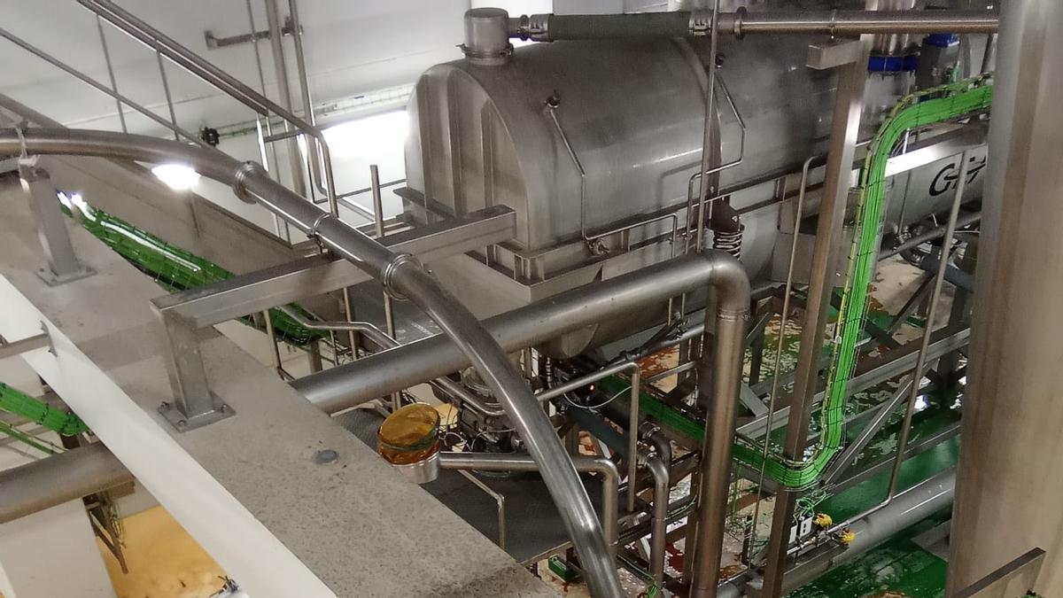 Incendio en una empresa de Castrogonzalo