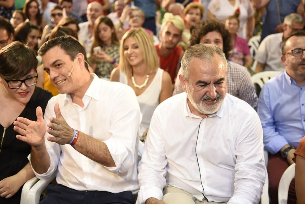 Mitin de Pedro Sánchez en Murcia