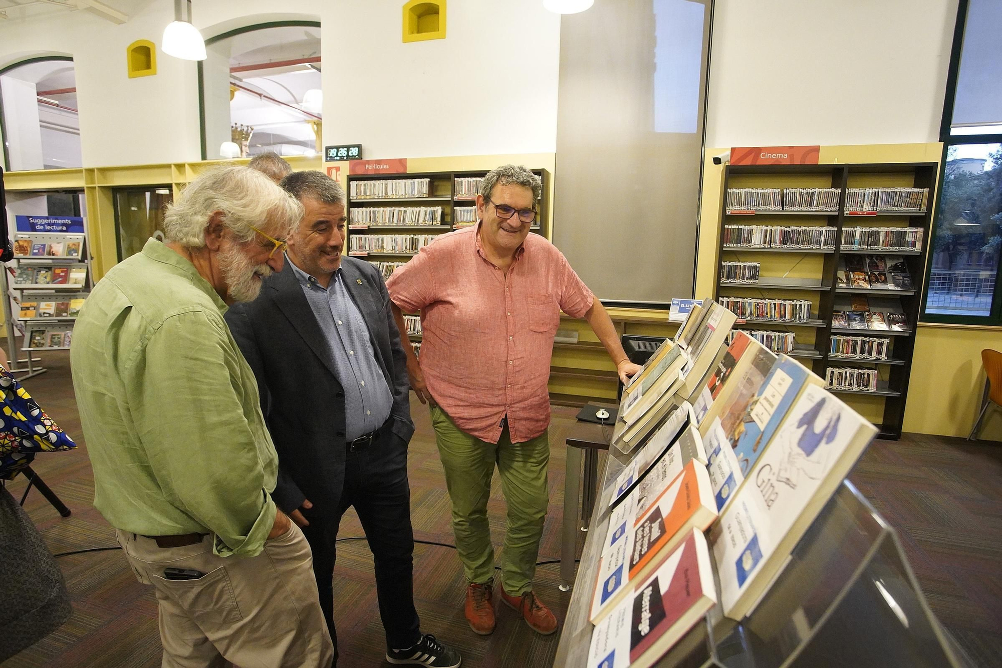 Les fotos de l'entrega del premi literari El Setè Cel de Salt a Jordi Puntí