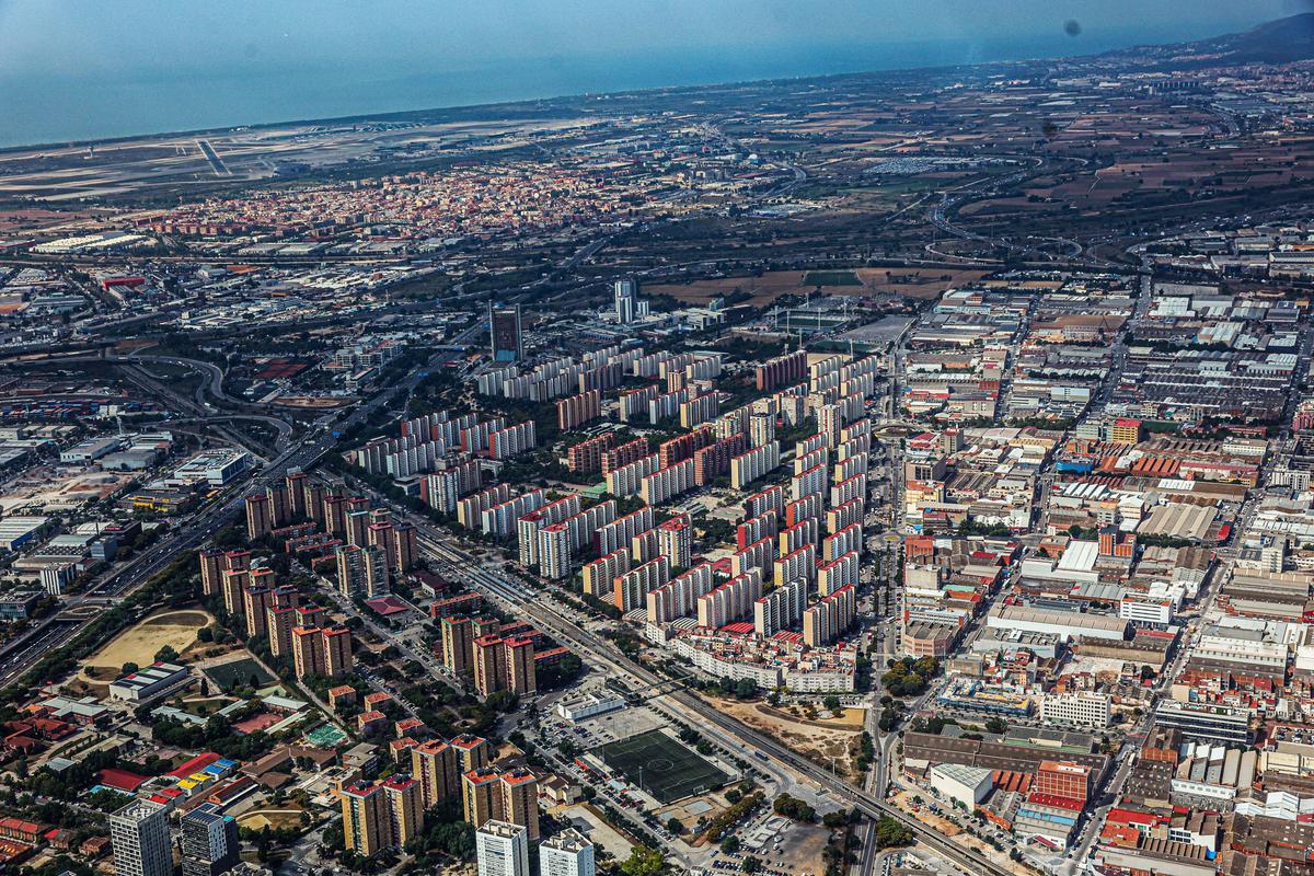 Las obras en Barcelona desde el aire