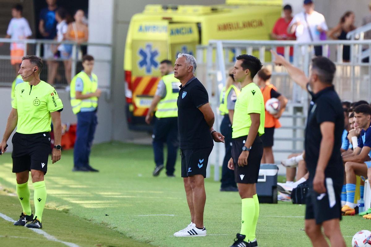 Sergio Pellicer, en un amistoso entre el Córdoba CF y el Málaga, hace un año.