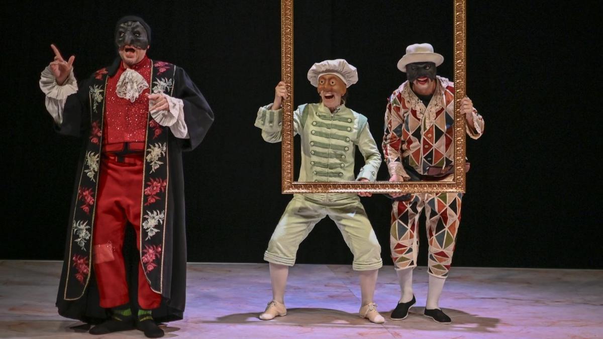 Un momento de 'El retablo de las maravillas', de Els Joglars