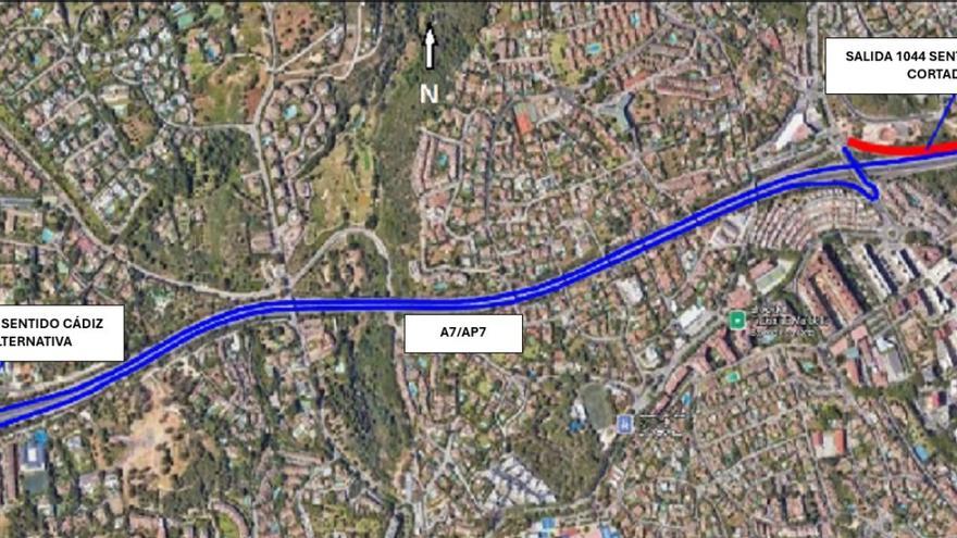 El Gobierno sigue trabajando para reducir los niveles sonoros en la variante de Marbella en la AP-7
