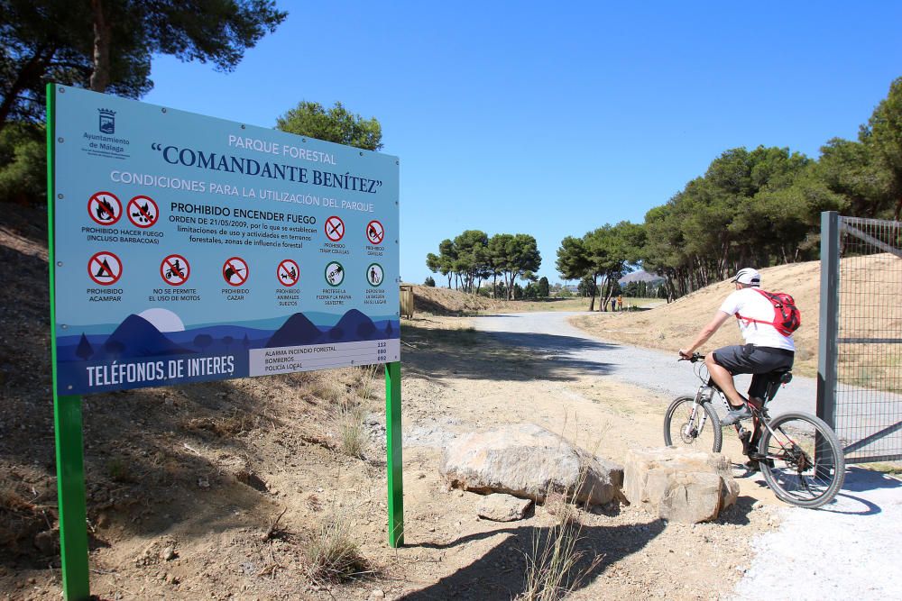 Inauguración del parque del Campamento Benítez.