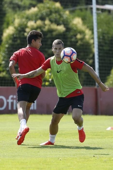 Entrenamiento del Sporting