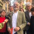 El líder de Cs en Catalunya y candidato al 12M, Carlos Carrizosa, en declaraciones a periodistas