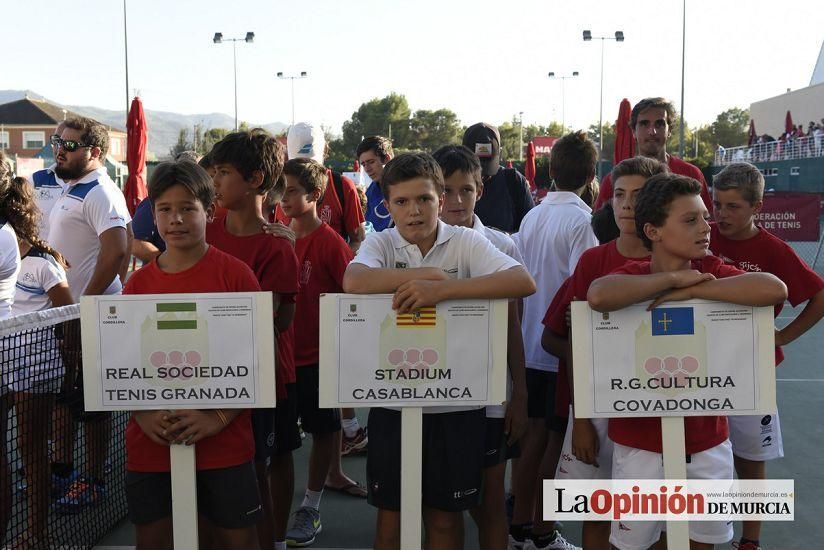 Inauguración del Campeonato Nacional de Tenis Alevín en el Club Cordillera