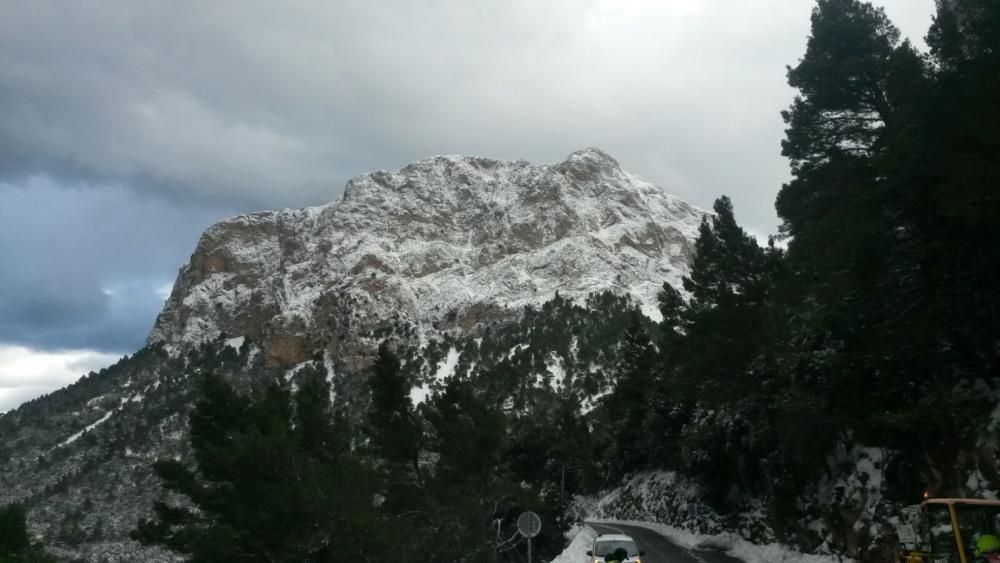 Mallorca, en riesgo importante por nevadas este sábado