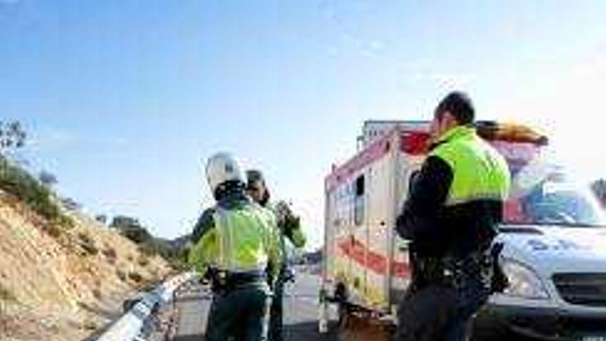 La bicicleta, tras el accidente