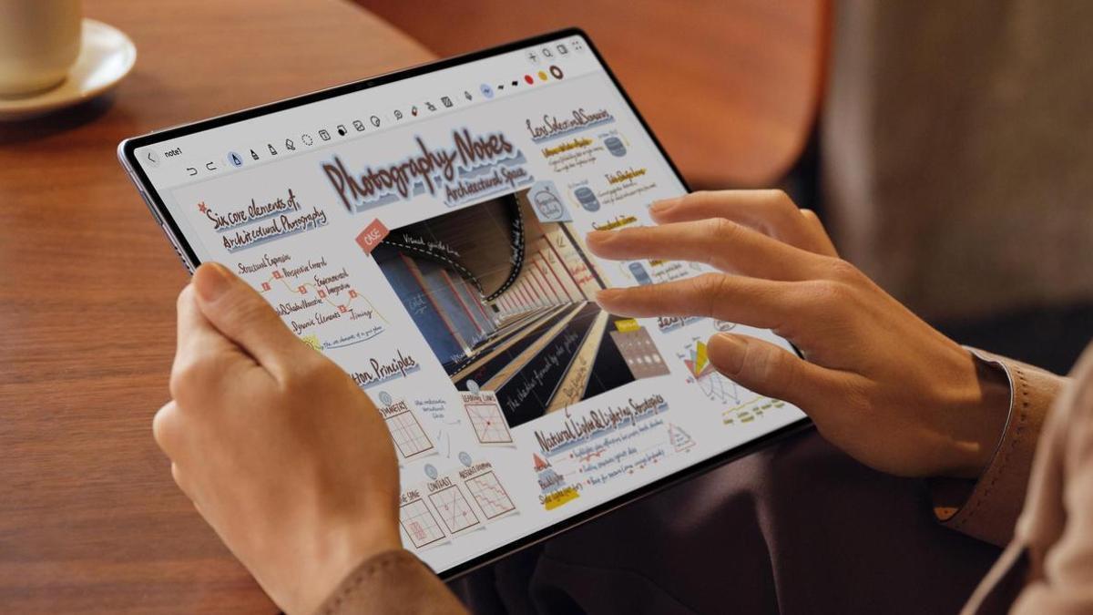 Huawei Notes sobre la pantalla de la nueva tableta.