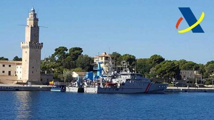 Die Operation endete im Hafen Porto Pí auf Mallorca.