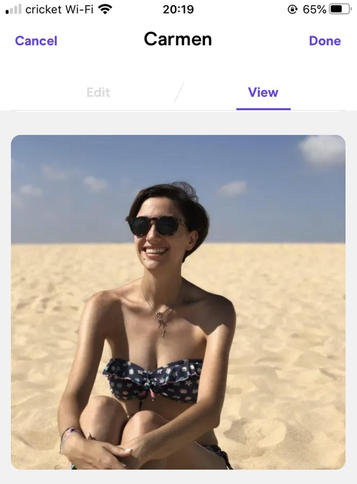Cuarta imagen de Carmen Raya en Hinge