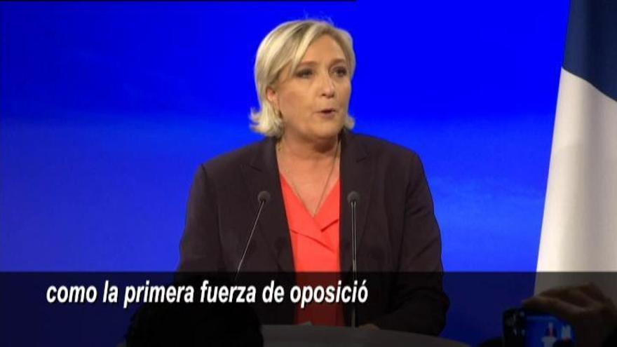Marine Le Pen reconoce la victoria de Macron