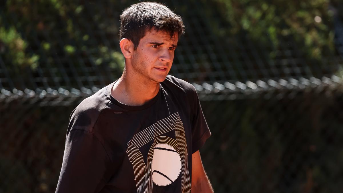 Rafa Jódar durante un entreno en Barcelona