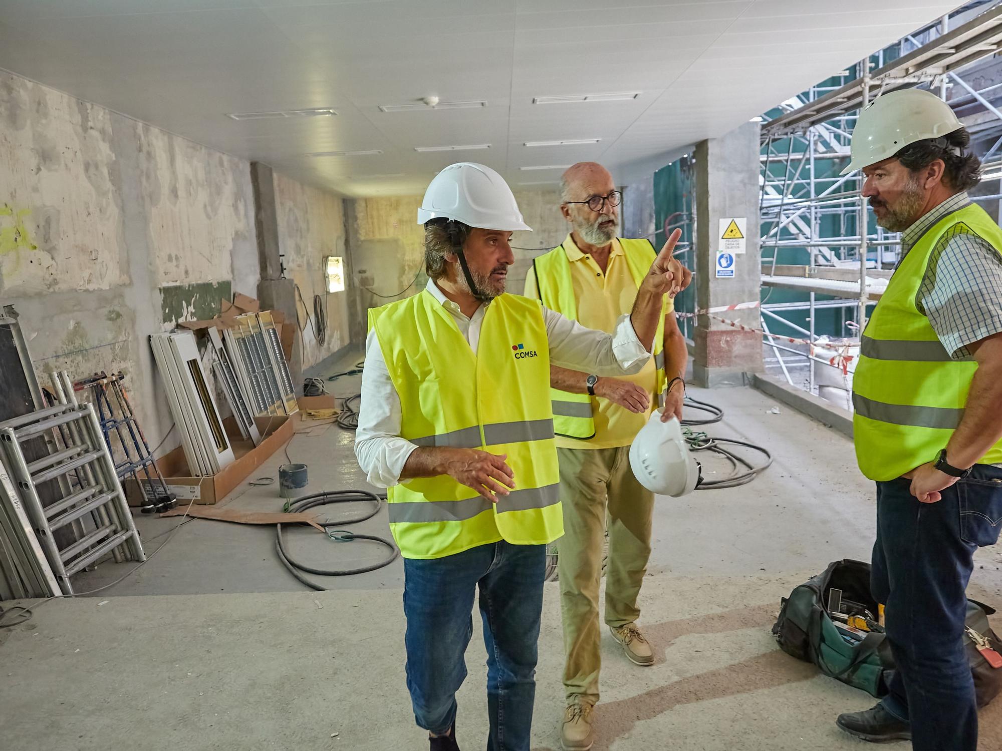 Obras de rehabilitación del edificio de servicios administrativos del Parlamento de Canarias