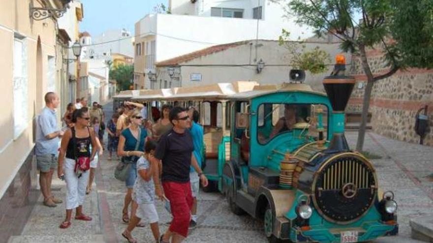 Turistas en el municipio, en una imagen municipal.