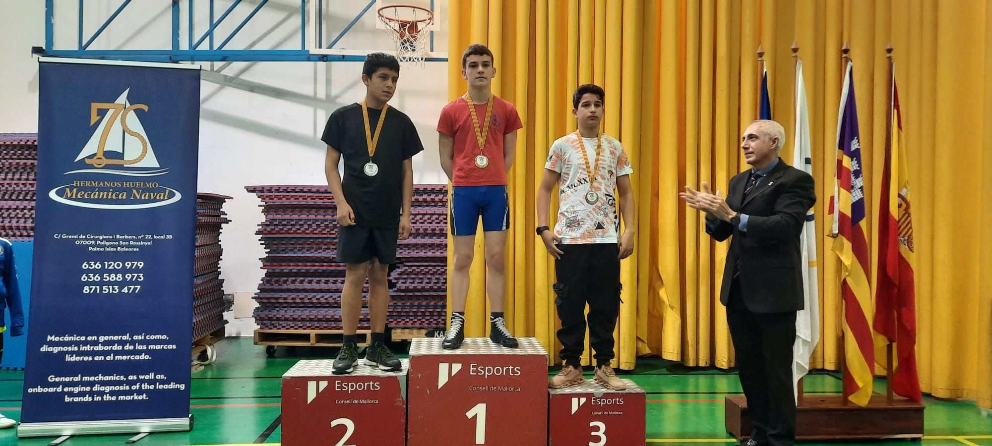 Calvià acogió el Campeonato de Baleares de lucha olímpica de base