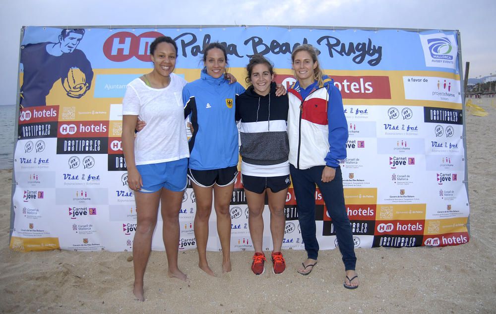 Viel Körperkontakt beim Palma Beach Rugby