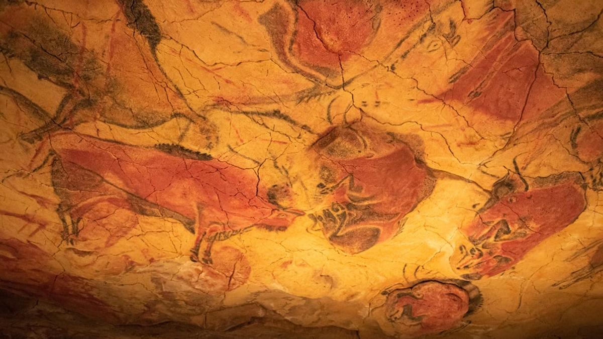 Pinturas rupestres en Cueva de Altamira