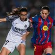 Ona Batlle y Paula Sánchez en la semifinal de Copa en Badalona