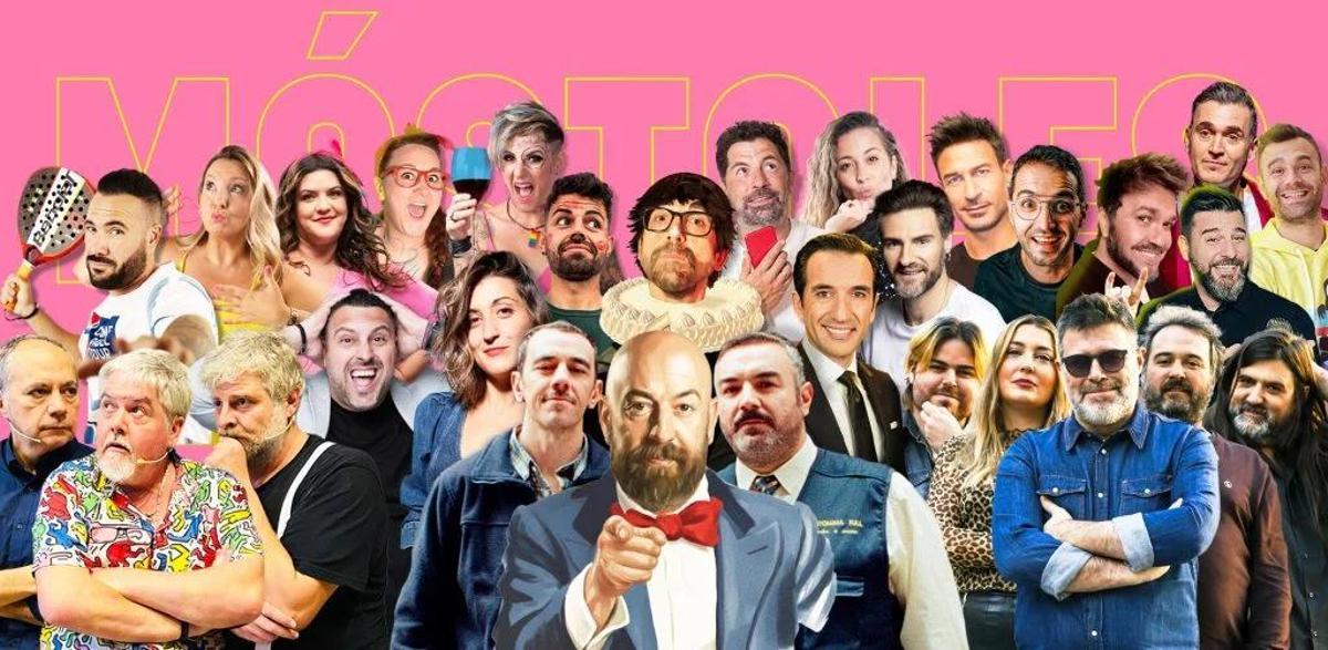 Los cómicos que participan en la III edición del certamen.