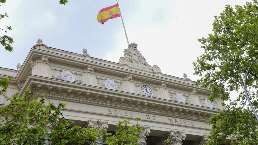 Edificio del Palacio de la Bolsa, en Madrid