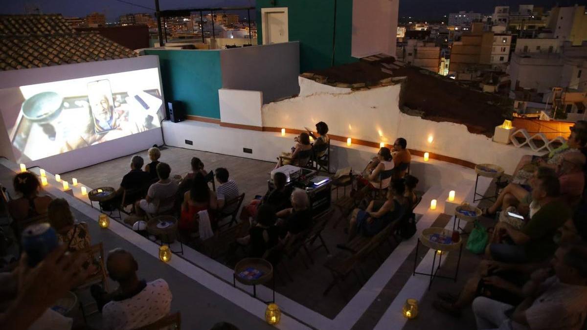 Una de las proyecciones de cine de verano en la edición del año pasado.