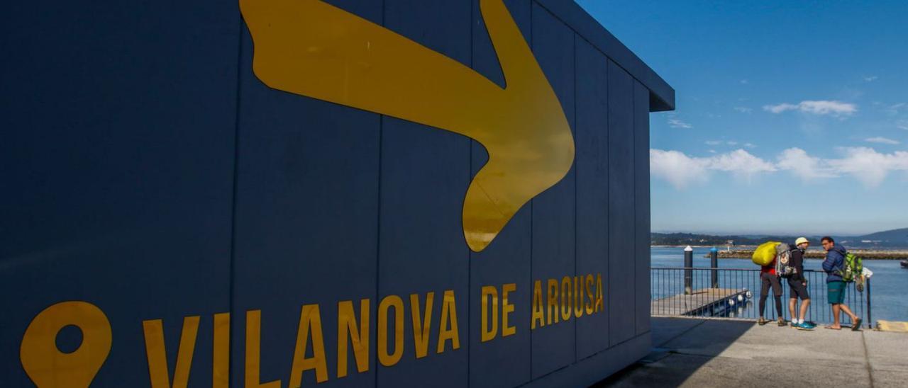 Estación Marítima de Vilanova de Arousa, desde donde parten los peregrinos camino de Santiago.
