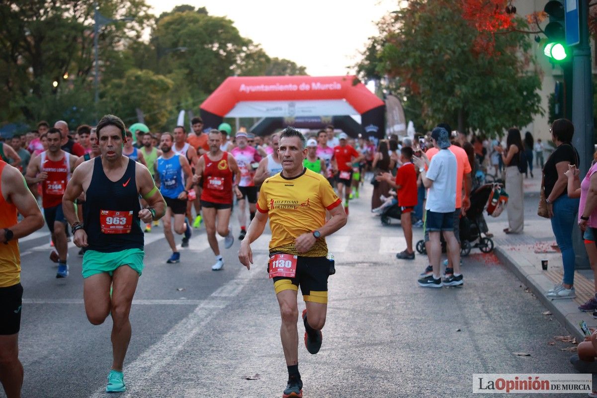 Las mejores imágenes de la carrera nocturna de Murcia