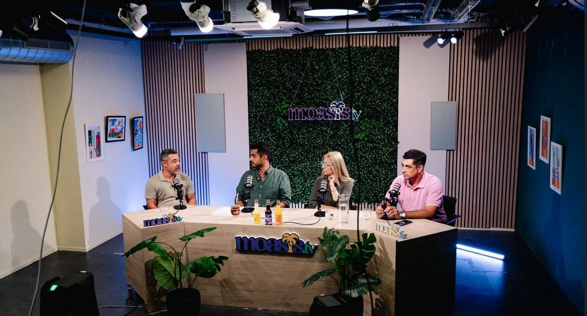 El estudio de Moasis TV ubicado en Plaza España